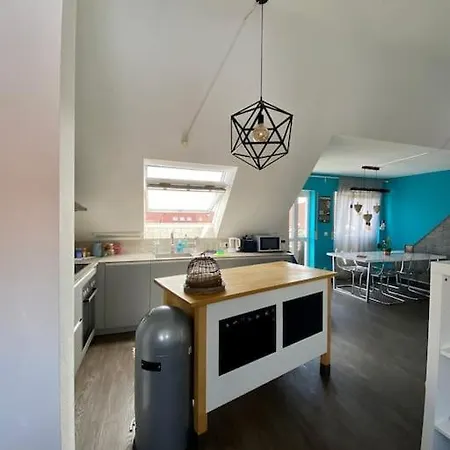 Light Flow Stylish Attic House. M. Balcony *
