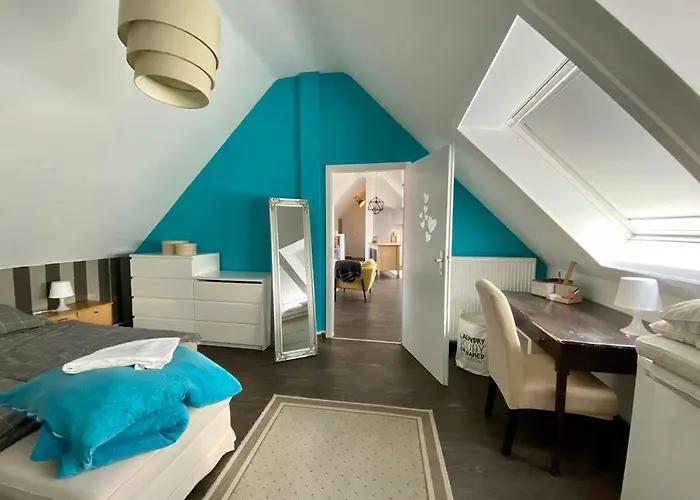 Light Flow Stylish Attic House. M. Balcony Rastatt